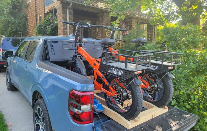 Fat Tire eBike Rack for truck bed