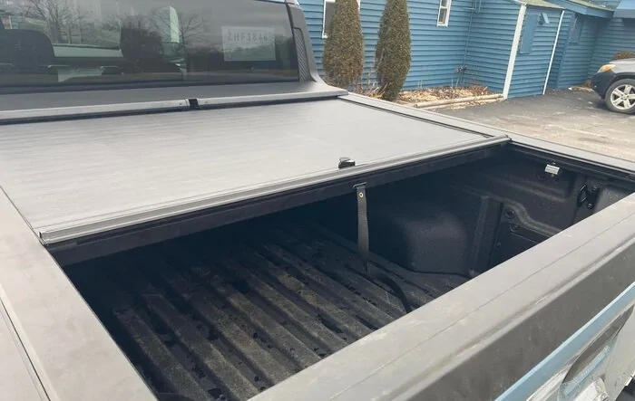 Roll N Lock retractable bed cover installed