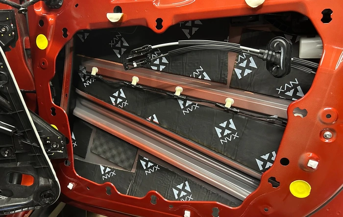 Front Speaker Upgrade and Sound Deadening Installed