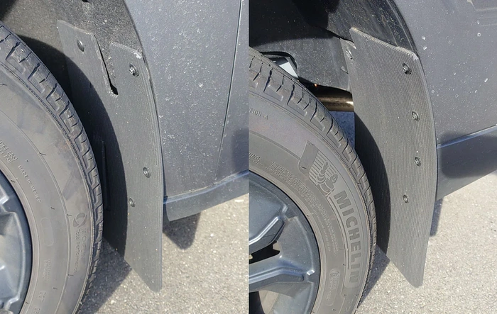 DIY Actual Truck Mud Flaps for the Maverick