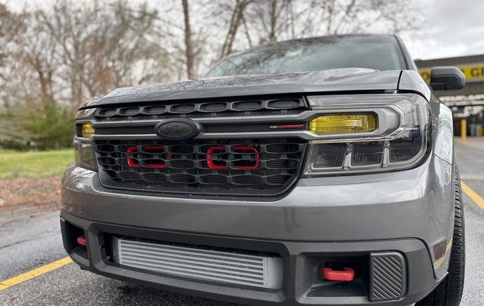 BADMAV Maverick build gets new performance upgrade parts! Velossa tech big mouth, CVF downpipe and intercooler