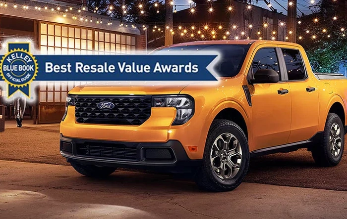 2026 Maverick wins Best Resale Value Award 2026 by KBB