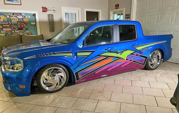 Maverick Street Truck Build w/ Custom Paint, Graphics & Wheels
