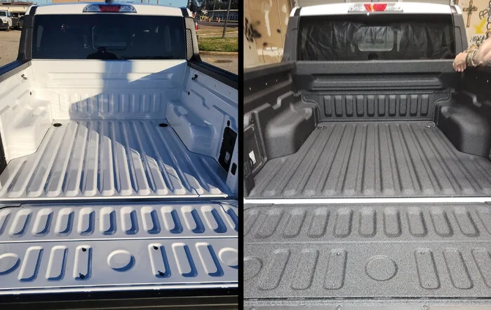 Line-X before and after