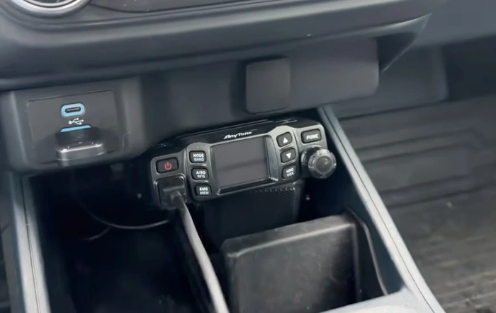 Anytone AT-5000 Compact CB Radio (with SSB) a great fit for Ford Mavericks