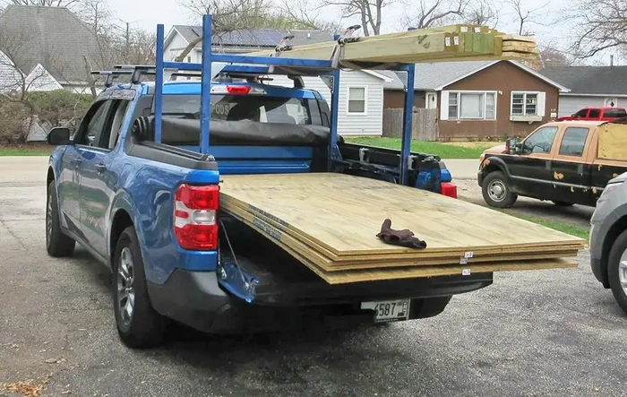 Ladder Rack DIY setup installed on my 2025 Maverick