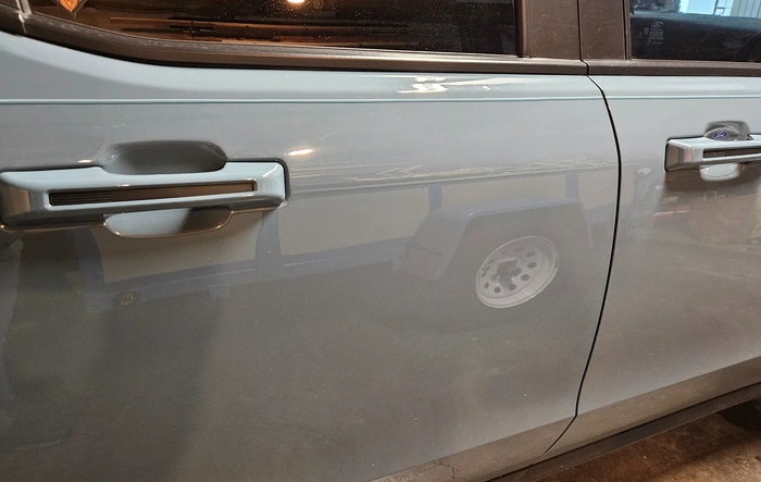 My painted door handles