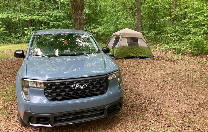 First tent camping trip with Maverick and went to Land Between the Lakes (LBL).