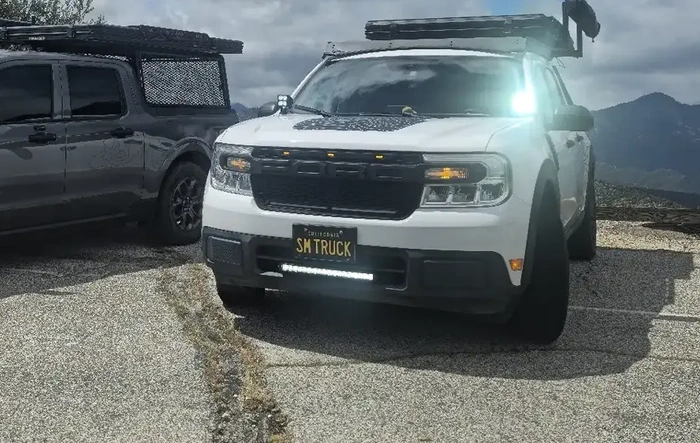 WOW! Imbedded Light Bar by F150LEDs! (Curved Lower Intake LED Bar Wireless)