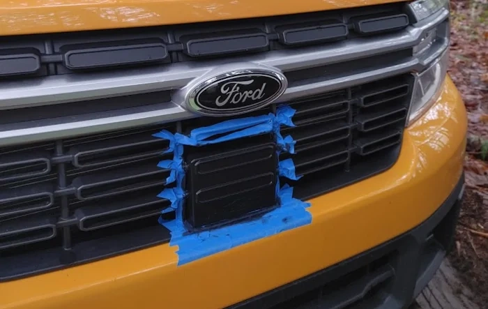 Matching dark gray ACC panel to black grille - DIY FIX using Forever Black