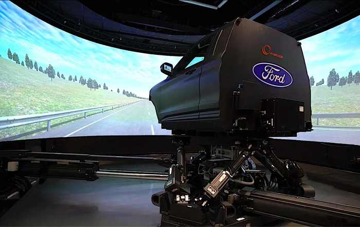 Maverick was developed with Ford's Dynamic Driving Simulator which compresses months of testing into a single day