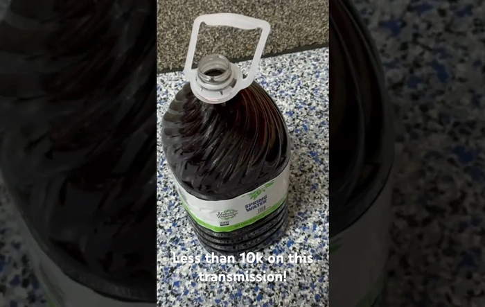 Transmission fluid drain & refill at 10K miles - results for 2025 LOBO EcoBoost
