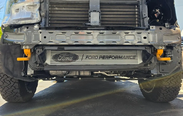 Ford Performance Intercooler installed on 2025 Maverick Tremor