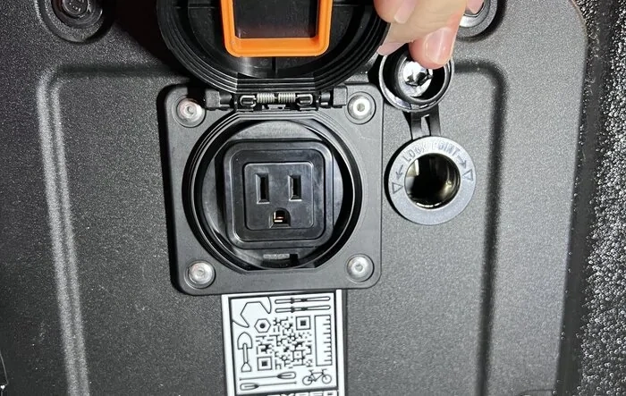 400w 110v bed outlet added