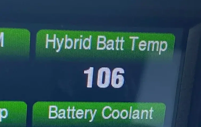 Hybrid Battery Temperature Monitoring