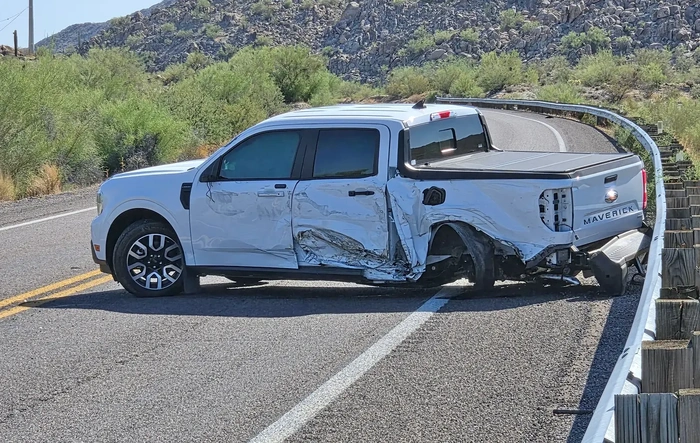 I don't think this will buff out :)  But my wife and I are both fine