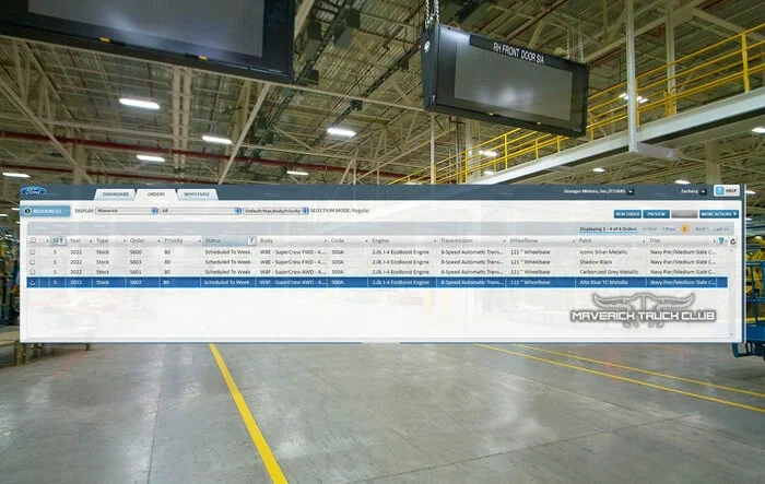 7/23 - Maverick Scheduling Update - No retail orders, but stock orders are scheduling