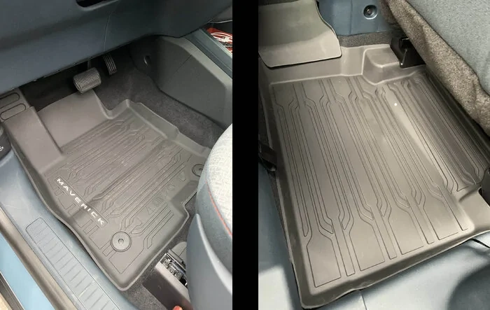 Ford Floor Liners for Hybrid Maverick Installed