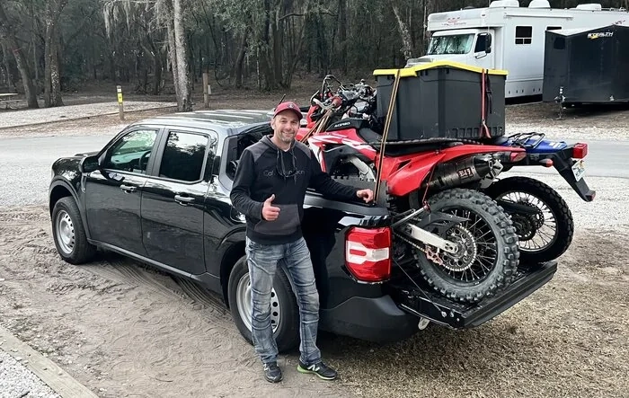 2 Motorcycles & Camping Gear. 24mpg With XL AWD