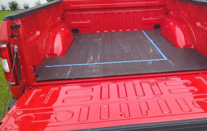 Maverick Bed Dimensions Taped Off On 5.5ft F-150 Bed For Comparison Sake