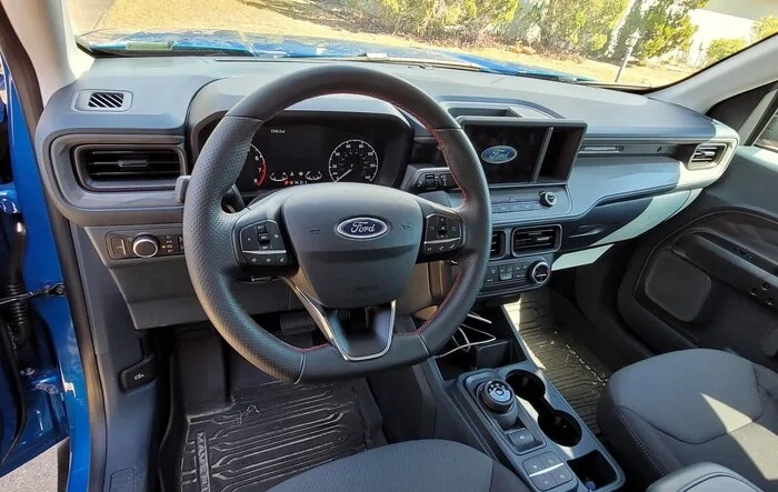 Fiesta ST Steering Wheel Gives Maverick Interior a Sportier Touch