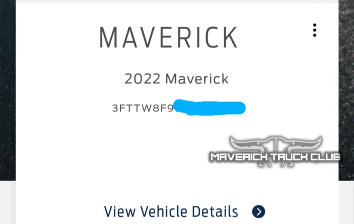 VIN & Build Date for my 2022 Maverick! [Updated with screenshot]