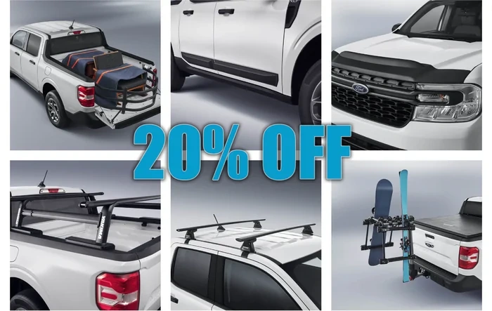 20% off ALL Ford Accessories & Performance Parts using coupon promo code